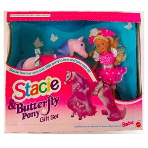 NEW Vintage Barbie 1993 Stacie Butterfly Pony